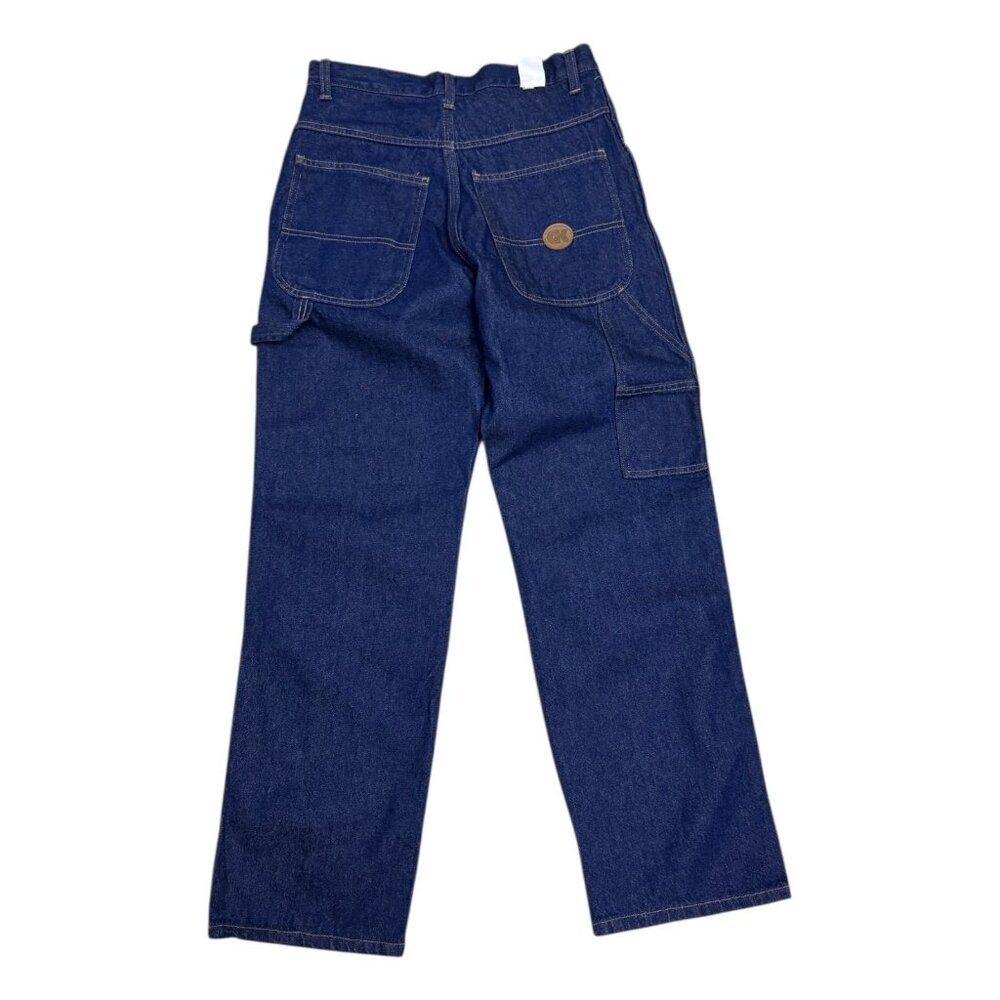 G&K SERVICES Blue Denim Vintage Work Pants Carpenter Jeans Mens 30x32